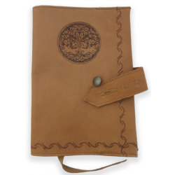 Kožený obal na knihu STROM